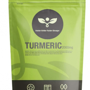 Turmeric 2000mg 180 Tablets High Strength UK Made Supplement Letterbox Friendly Turmeric Extract (Curcumin) Vegan Joint Health