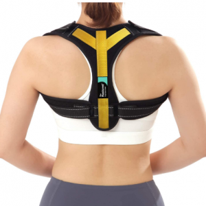 Posture Corrector for Men and Women - with PostureFIX Slouch Support