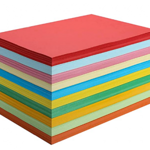 A4 Coloured Card 50 Sheets Colour Card Stock - 10 Assorted Colour 230gm for Crafting Activities
